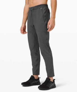 Lululemon License to Train Panter Length Erkek Pantolon Gri | JAXHQU-071
