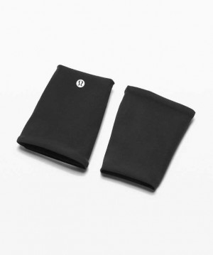Lululemon License to Train Wrist Band Siyah | MNSXUW-879