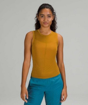 Lululemon Lightweight Jersey Kadın Üstler Altın | YAZKGQ-602
