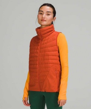 Lululemon Lightweight Relaxed-Fit Down Vest Kadın Mont Turuncu | COUTPY-345