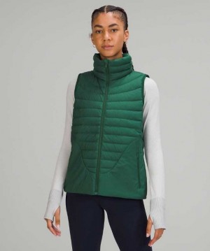 Lululemon Lightweight Relaxed-Fit Down Vest Kadın Mont Yeşil | FTAPHV-436