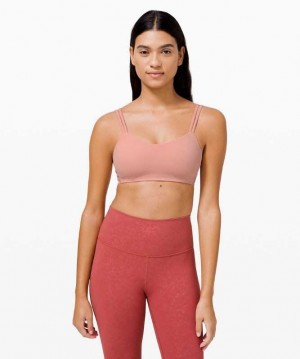 Lululemon Like a Cloud Light Support, B/C Cup Kadın Spor Sütyeni Pembe | QXGWUH-194