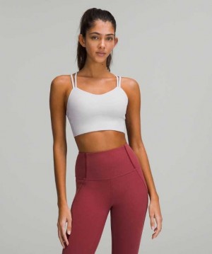 Lululemon Like a Cloud Long-Line B/C Kadın Spor Sütyeni Chrome | TVBIMQ-928