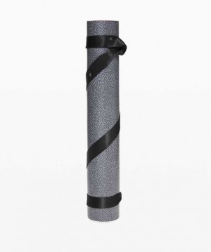 Lululemon Loop It Up Mat Strap Squad Teçhizat Siyah Gri | OFQKBI-203