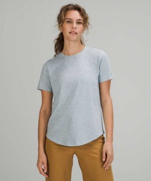 Lululemon Love Crew Kadın Üstler Heathered Chambray | BUYJXH-516
