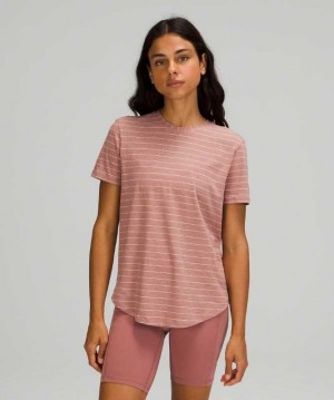 Lululemon Love Crew Sleeve T-Shirt Kadın Üstler Beyaz | KDRQPG-017
