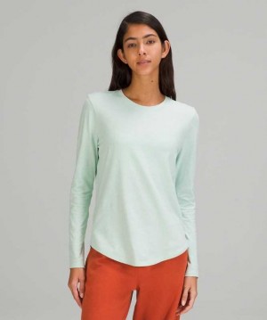 Lululemon Love Long Sleeve Kadın Üstler Nane | XCTUPF-346