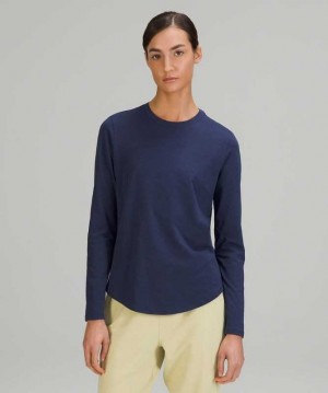 Lululemon Love Long Sleeve Kadın Üstler Night Sea | EMTHUF-572