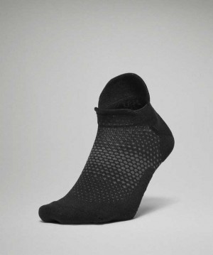Lululemon MacroPillow™ Tab Run Erkek Çorap Siyah | GJRPES-714