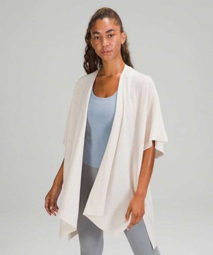 Lululemon Merino Wool Sleeve Wrap Kadın Tişörtü Beyaz | YKAHMU-645