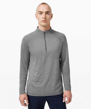 Lululemon Metal Vent Tech 1/2 Zip 2.0 Erkek Üstler Beyaz | NZRCLM-604