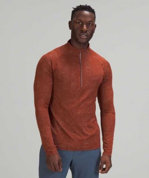 Lululemon Metal Vent Tech 1/2 Zip 2.0 Erkek Üstler Nane Kahverengi | BMZANH-572