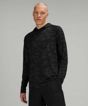 Lululemon Metal Vent Tech 2.0 Erkek Kapşonlu Camo Gri Siyah | AQUBPS-254