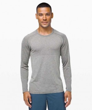 Lululemon Metal Vent Tech Long Sleeve 2.0 Erkek Üstler Beyaz | JVBWDE-605