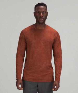 Lululemon Metal Vent Tech Long Sleeve 2.0 Erkek Üstler Nane Kahverengi | WURXDS-384