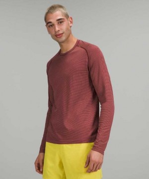 Lululemon Metal Vent Tech Long Sleeve 2.0 Erkek Üstler Sarı | DLOMVG-416