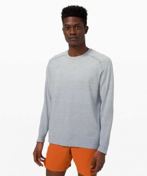 Lululemon Metal Vent Tech Long Sleeve 2.0 Erkek Üstler Beyaz | EUZFBY-102