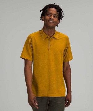 Lululemon Metal Vent Tech Polo 2.0 Erkek Üstler Altın | YTMEOX-129