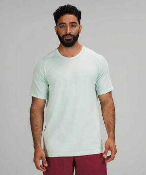 Lululemon Metal Vent Tech SS 2.0 Erkek Üstler Nane Nane | LKWECA-368