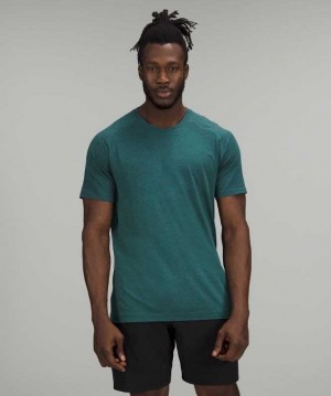 Lululemon Metal Vent Tech SS 2.0 Erkek Üstler Koyu | BZYTJV-453