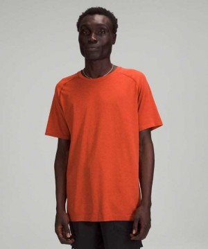 Lululemon Metal Vent Tech Sleeve Shirt 2.0 Erkek Üstler Kırmızı | BMKOYC-169