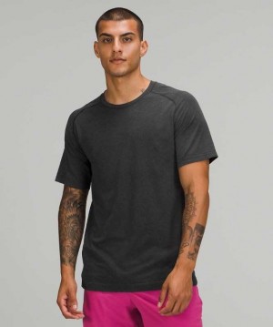Lululemon Metal Vent Tech Sleeve Shirt 2.0 Erkek Üstler Koyu Siyah | RDZKAE-456