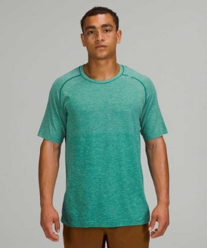 Lululemon Metal Vent Tech Sleeve Shirt 2.0 Erkek Üstler Nane | COFYUQ-902