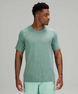 Lululemon Metal Vent Tech Sleeve Shirt 2.0 Erkek Üstler Nane | DIQNUF-874