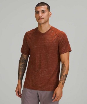 Lululemon Metal Vent Tech T 2.0 Erkek Üstler Nane Kahverengi | WPLXOK-860