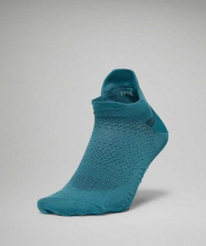 Lululemon MicroPillow Tab Running Light Cushioning Erkek Çorap Mavi | AOQIRC-365