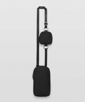 Lululemon Modular Phone Crossbody Çantası Siyah | TWASDK-605