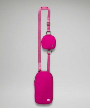Lululemon Modular Phone Crossbody Çantası Ripened Raspberry | UNRZIQ-253