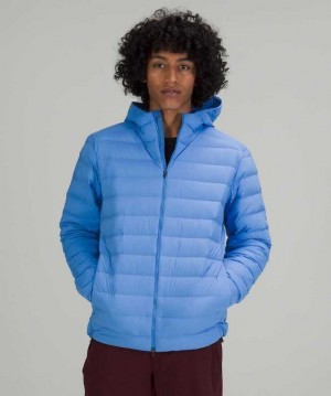 Lululemon Navigation Stretch Down Erkek Mont Mavi | IFWRZG-123