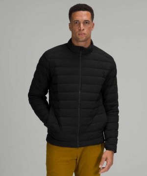 Lululemon Navigation Stretch Down Erkek Mont Siyah | KIPHQZ-314