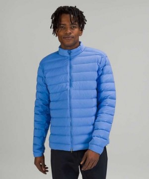 Lululemon Navigation Stretch Down Erkek Mont Mavi | AMLKSD-478