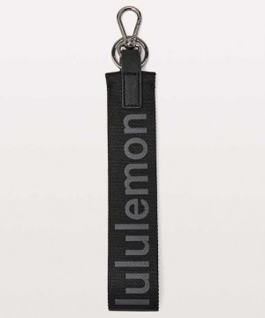 Lululemon Never Lost Key Chain Çantası Siyah Koyu | CYUJPL-134