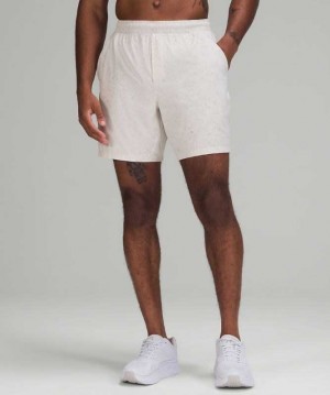 Lululemon Pace Breaker 7" LL Erkek Şort Beyaz | JQRSIY-321