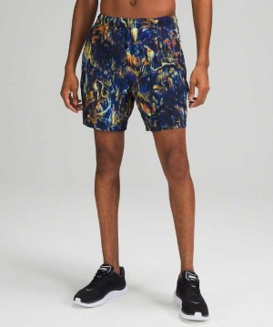 Lululemon Pace Breaker 7" LL Erkek Şort Mavi | GWFOTL-425
