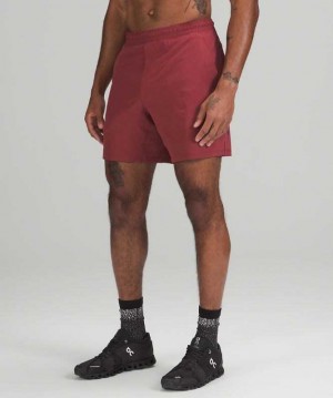 Lululemon Pace Breaker 7" LL Erkek Şort Mulled Wine | AUMDXO-650