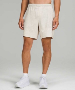 Lululemon Pace Breaker 7" Lined Erkek Şort Beyaz | ZNAQDP-016