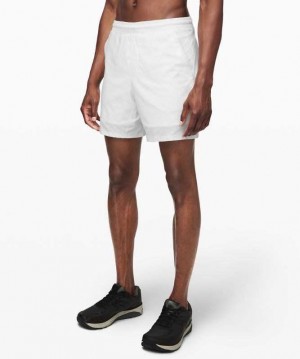 Lululemon Pace Breaker 7" New Liner Fit Erkek Şort Beyaz | HPGCES-596