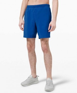 Lululemon Pace Breaker 7" New Liner Fit Erkek Şort Mavi | ZAPDFS-816