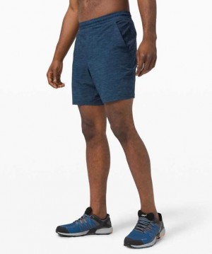 Lululemon Pace Breaker 7" New Liner Fit Erkek Şort Mavi Lacivert | DXQMPR-932