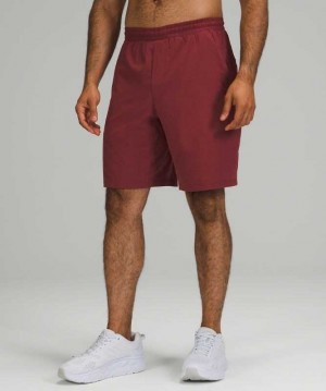 Lululemon Pace Breaker 9" Lined Erkek Şort Mulled Wine | KNVCSO-467