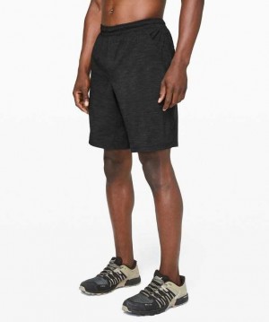 Lululemon Pace Breaker 9" Lined Erkek Şort Koyu Siyah | NXIYGV-982