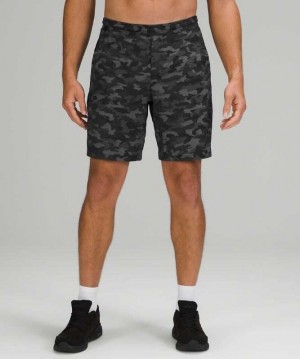 Lululemon Pace Breaker 9" Lined Erkek Şort Camo Siyah | WCOTRD-364