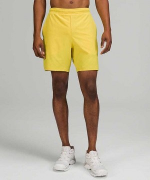 Lululemon Pace Breaker Lined 7" Erkek Şort Soleil | HRJMXU-582