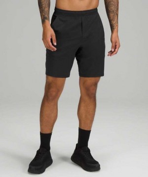 Lululemon Pace Breaker Linerless 9" Erkek Şort Siyah | OPBZLS-652
