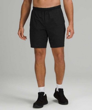 Lululemon Pace Breaker Linerless 9" Erkek Şort Koyu Siyah | RGZMBP-362