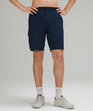 Lululemon Pace Breaker Linerless 9" Erkek Şort Mavi Lacivert | EFOKHW-952